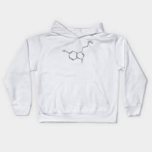 Serotonin Molecule Kids Hoodie